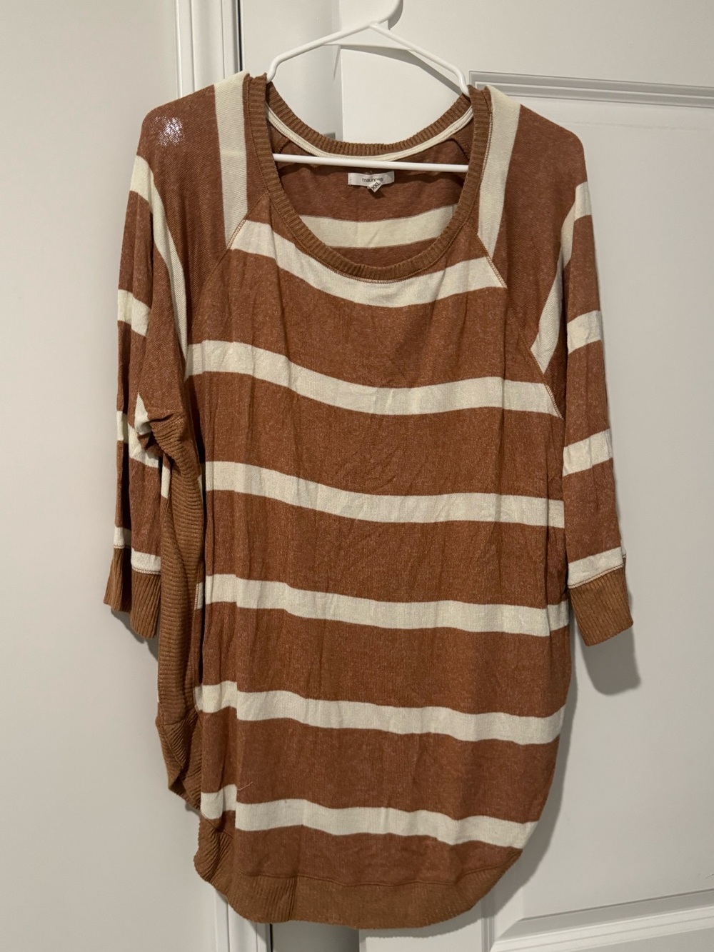 Maurices Striped Scoop Neck Sweater